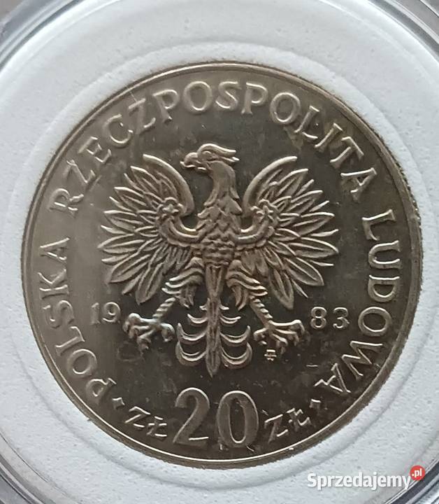 20 Marceli Nowotko 1983 r 1 mennicze najniższy Konin
