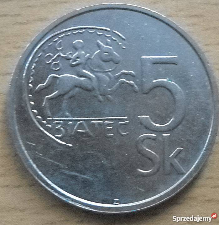 SŁOWENIA5 KORON1993 r BIATEC Legionowo sprzedam
