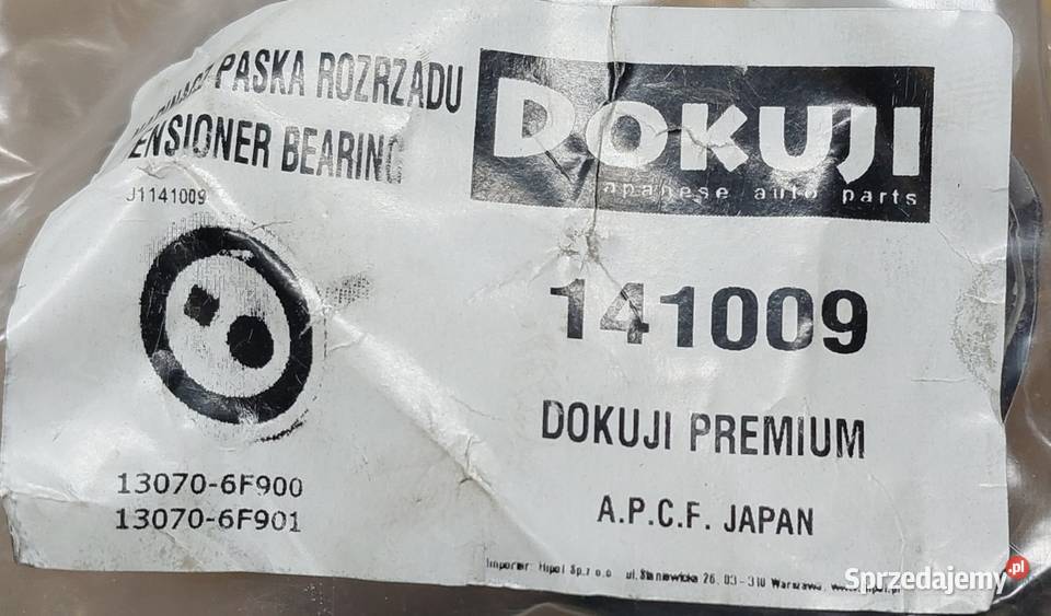 ROLKA PASKA ROZRZĄDU 59X285X13 MICRA II CITROEN Silniki i osprzęt Mielęcin