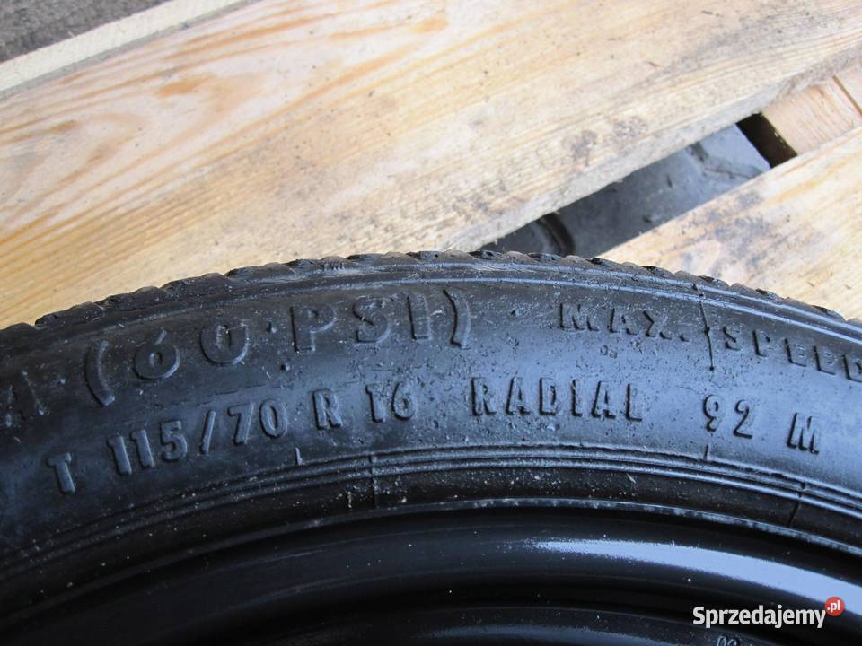OPEL VECTRA C koło dojazdowe 1157016 92M 5x110