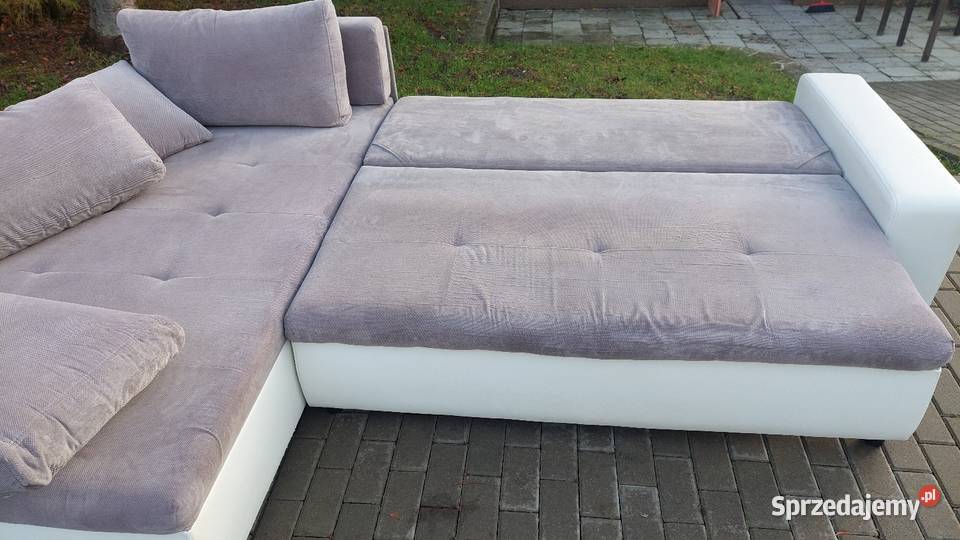 Duży narożnik z funkcją spania Poznań