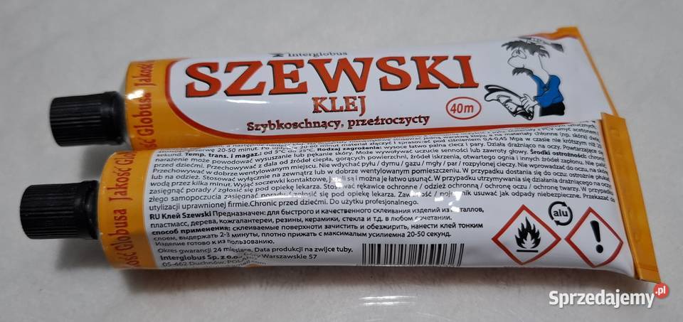 Klej szewski szybkoschnący przeźroczysty 40ml śląskie Czeladź sprzedam