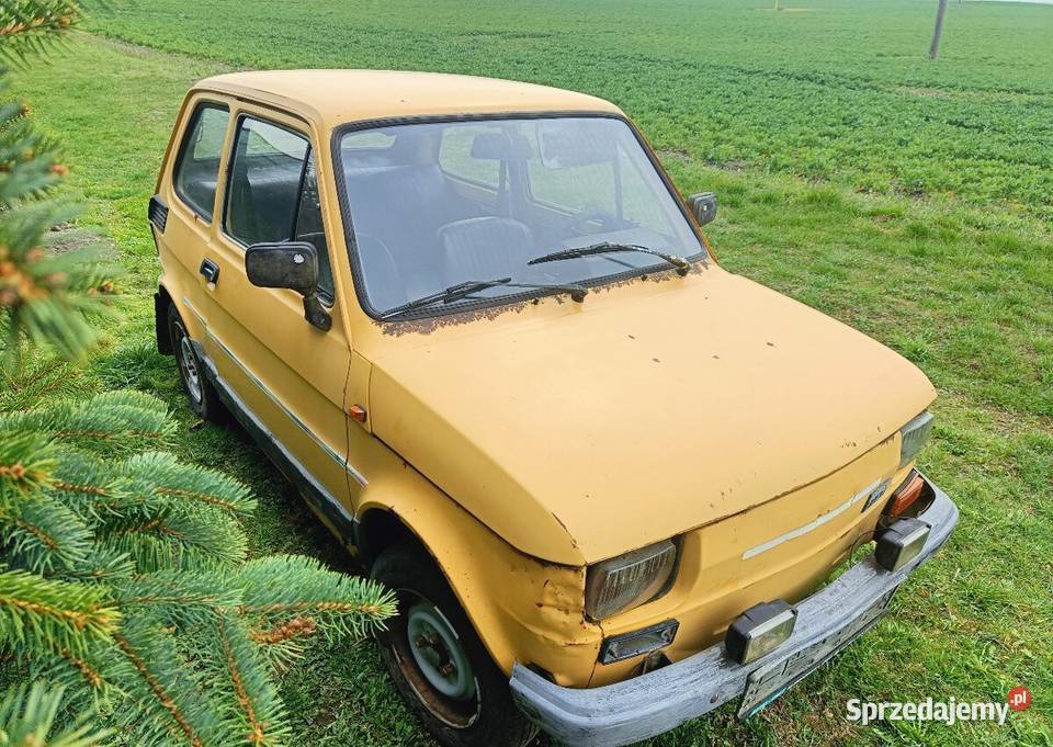 Fiat 126p niesprawny uszkodzony
