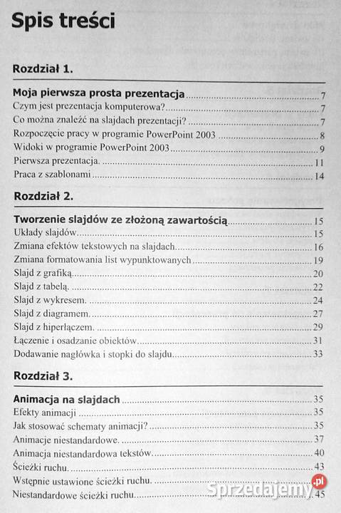 Microsoft PowerPoint 2003 każdego Teresa Górny lubelskie Chełm