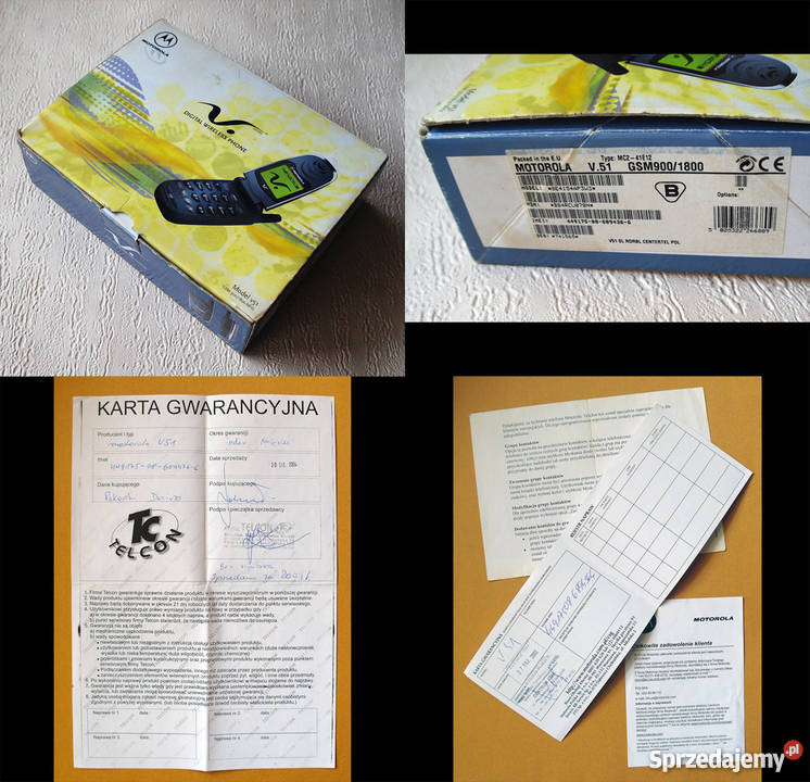 Zestaw Kolekcjonerski Motorola V51 x2 i dodatki Łódź