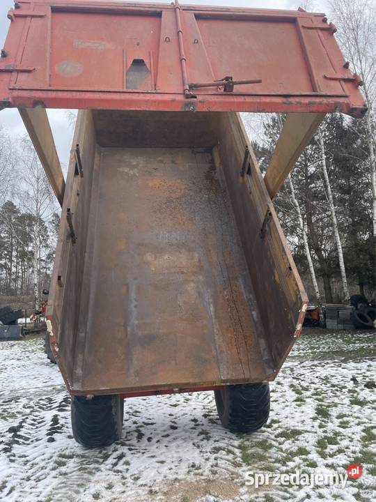 Przyczepa skorupowa 1 osiowa nie tandem Poddębice