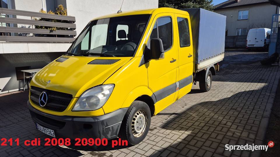 MERCEDES SPRINTER 313 CDI DOKA 7 osob Samochody dostawcze Częstochowa