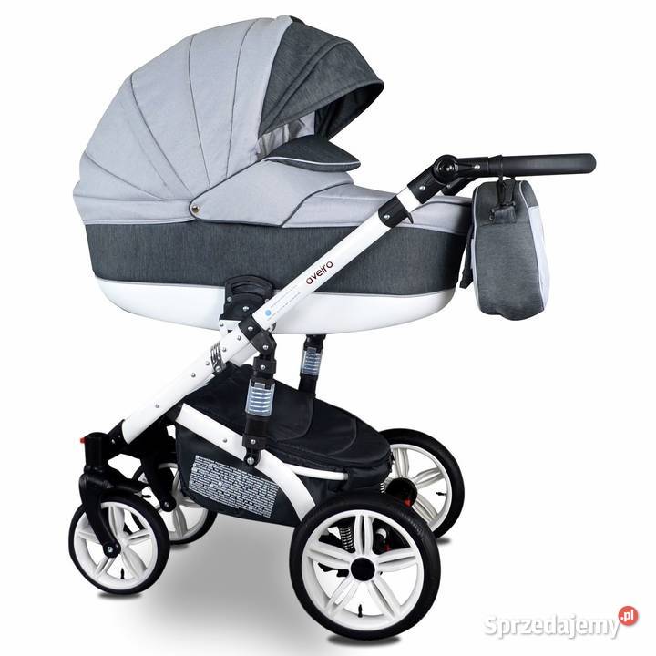 Wózek Dziecięcy zestaw 3w1 Aveiro z Fotelikiem Przekładane siedzisko  Kraków