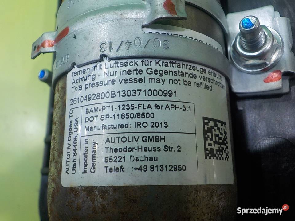 CHEVROLET ORLANDO 18 B 13r 5D AIRBAG poduszka Suków sprzedam