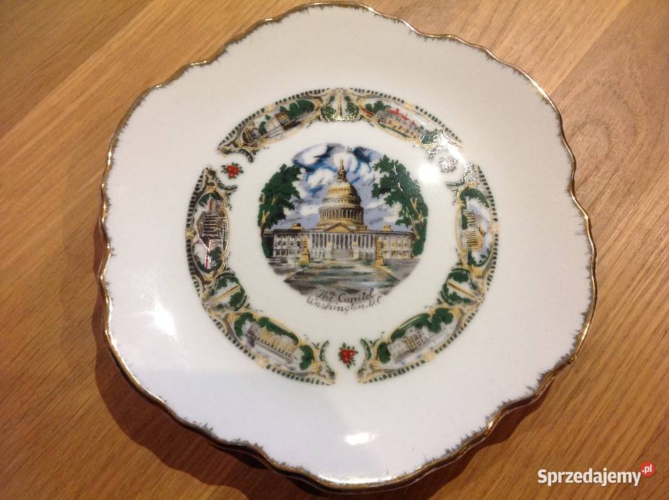 Talerz Porcelanowy Dekoracyjny na Ściane The Nowa Sól