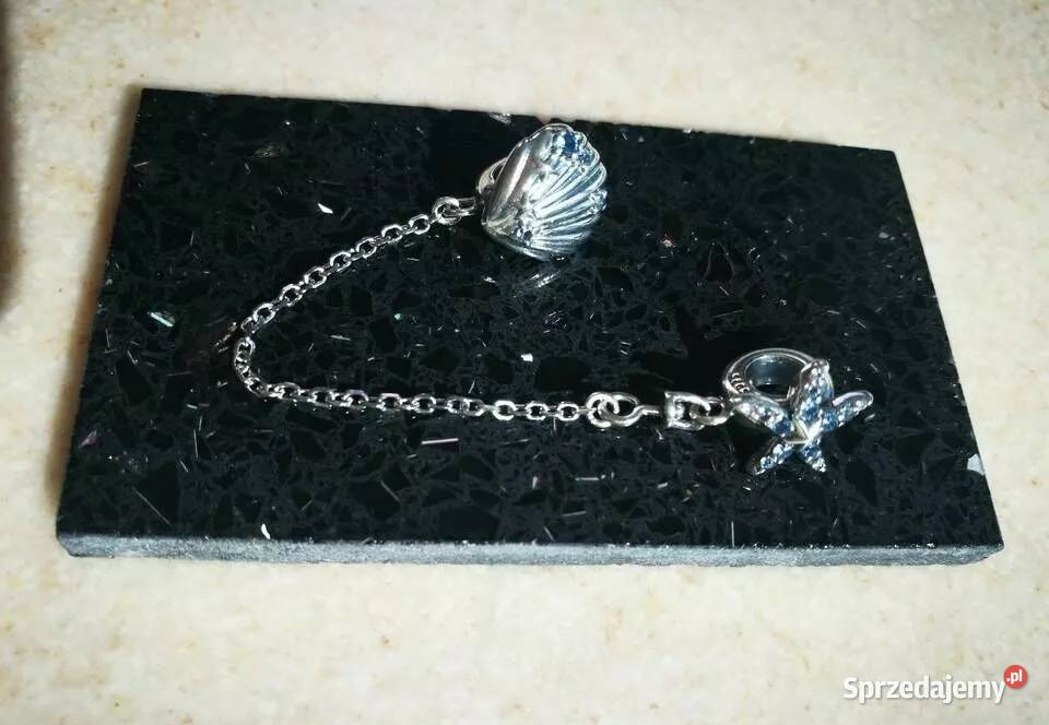 Pandora Charm łańcuszek koralik muszla Warszawa sprzedam