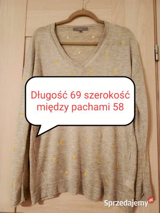 Sweterek cieńki Next piękne kolory Tanio szary/srebrny Stargard