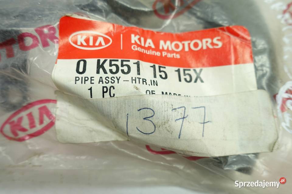 Kia Carnival II PRZEWÓD CHŁODNICY wąż wody NOWY Przewody powietrza Janów sprzedam