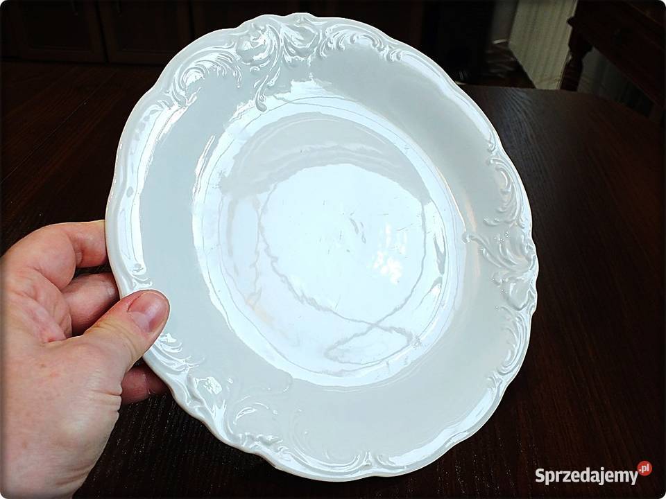 Talerz Porcelana Wawel 24 Biały Talerz z Żary sprzedam