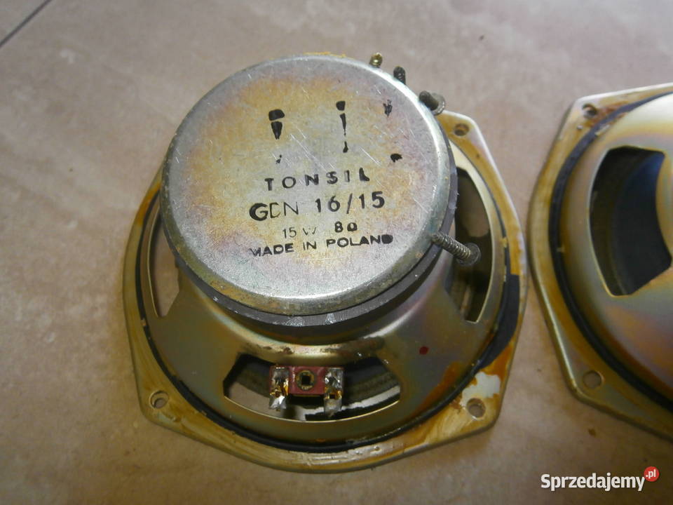 Głośniki GDN 1615 8ohm Tonsil do regeneracji 2 Łódź