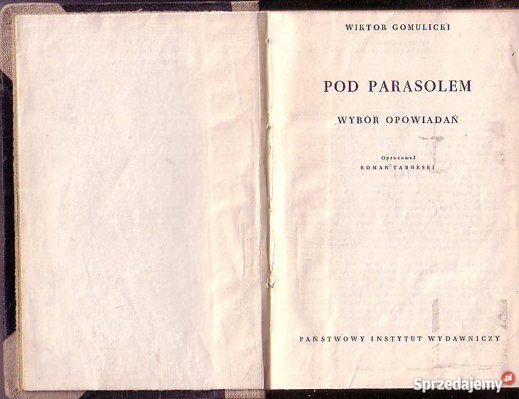 8981 POD PARASOLEM WYBÓR OPOWIADAŃ WIKTOR małopolskie