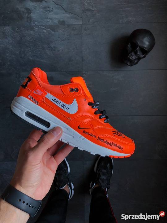 air max 1 just do it orange men's