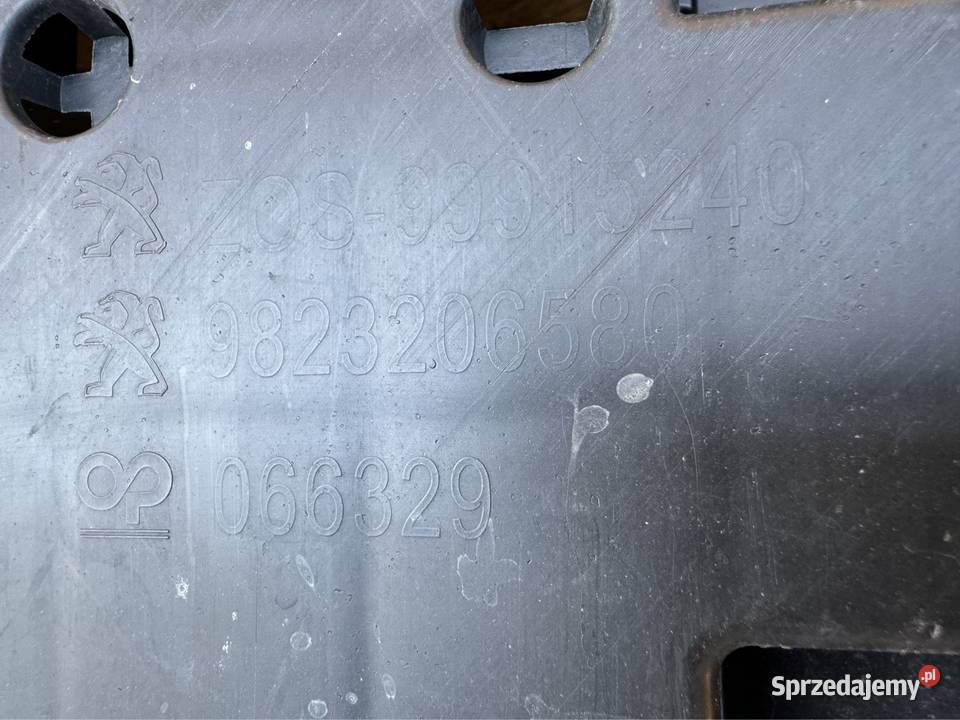 Płyta osłona pod zderzak przód przednia peugeot Międzychód sprzedam