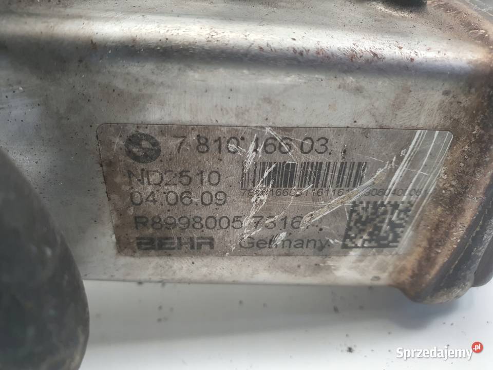 BMW E87 E90 E91 20 D ZAWÓR EGR chłodniczka lubelskie Janów