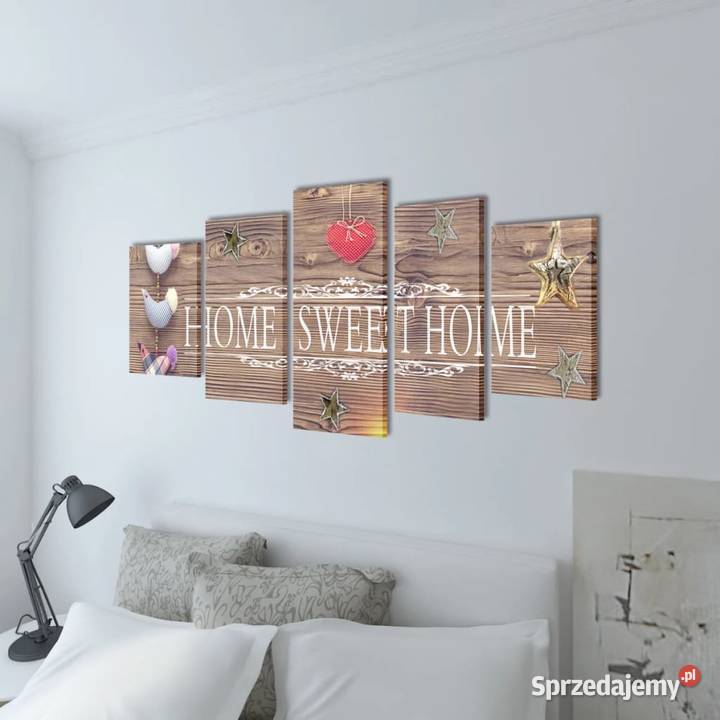 Zestaw obrazów Canvas 100 x 50 Sweet Home241592 mazowieckie Warszawa