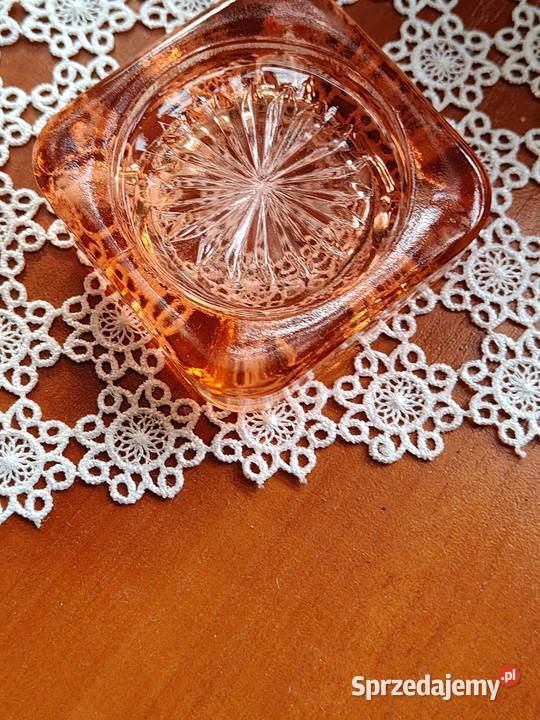 Popielniczka szkło PRL Legnica