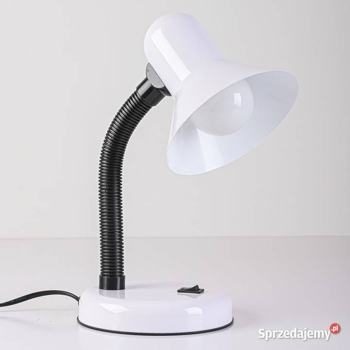 Lampka biurkowa Mentor Biały 1xE27 Starokrzepice