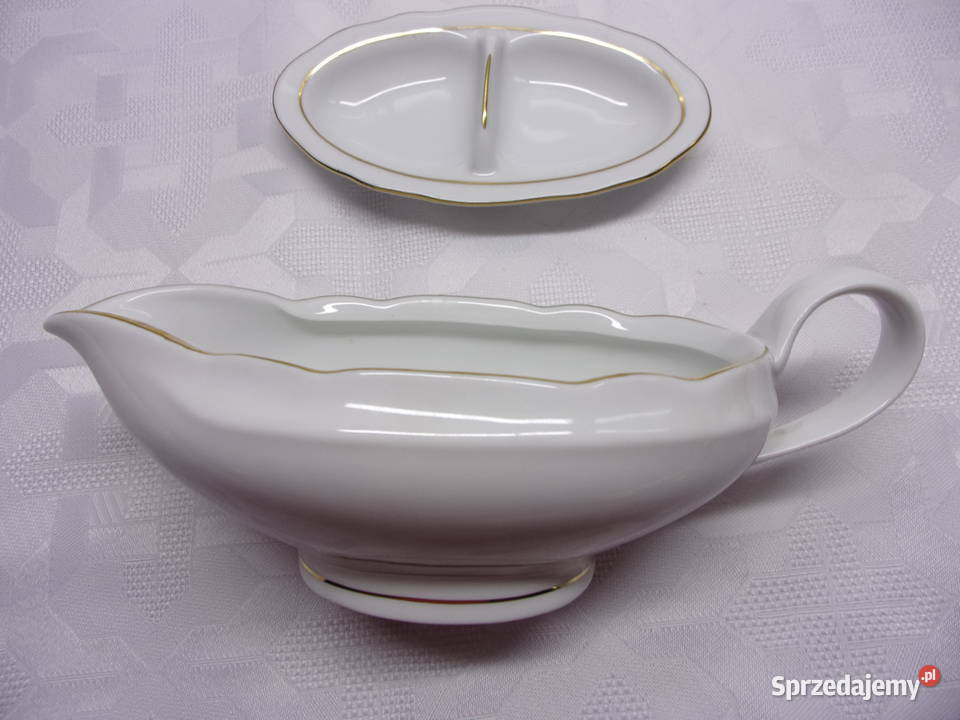 Sosjerka i przyprawnik porcelana Ćmielów ze Warszawa