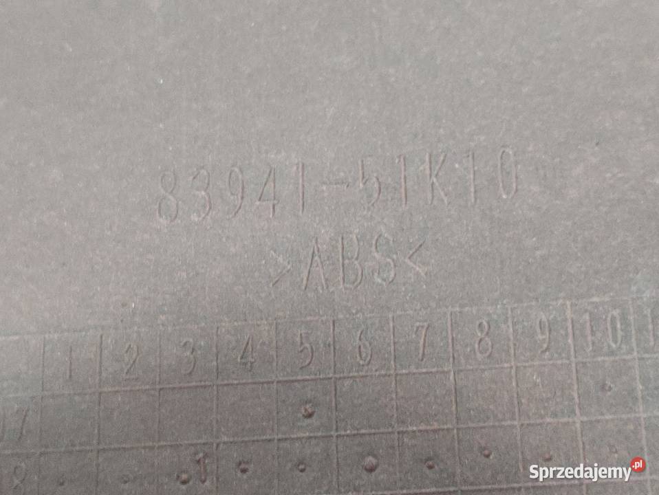 Blenda Listwa Klapy Bagażnika Suzuki Splash Pleszew