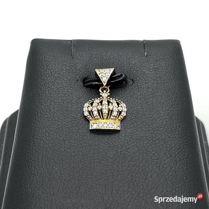 Nowa Złota Zawieszka Próby 333 065g Cyrkonie