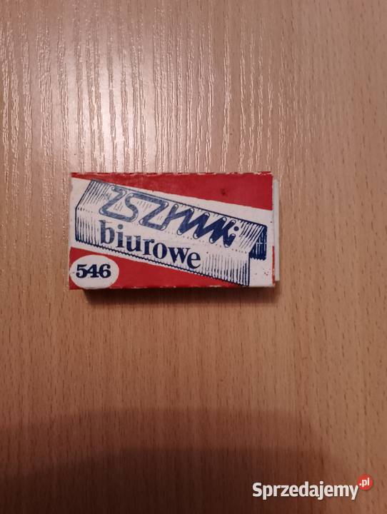 ZSZYWKI biurowe z PRL w oryginalnym opakowaniu wielkopolskie Złotniki