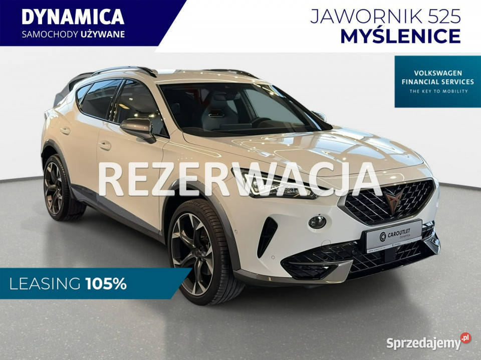 Cupra Formentor VAT 23 20TSI 190 DSG 4x4 2023 r łopatki zmiany biegów Formentor Myślenice