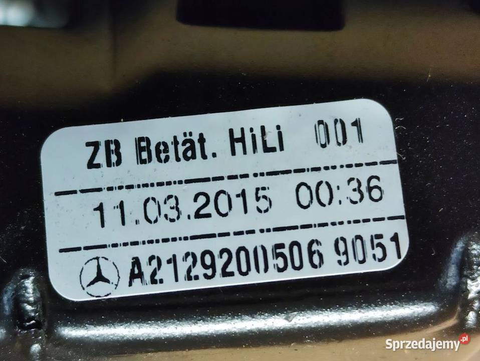 Zamek Kanapy Mercedes W212 Kombi A21229200176 Pleszew