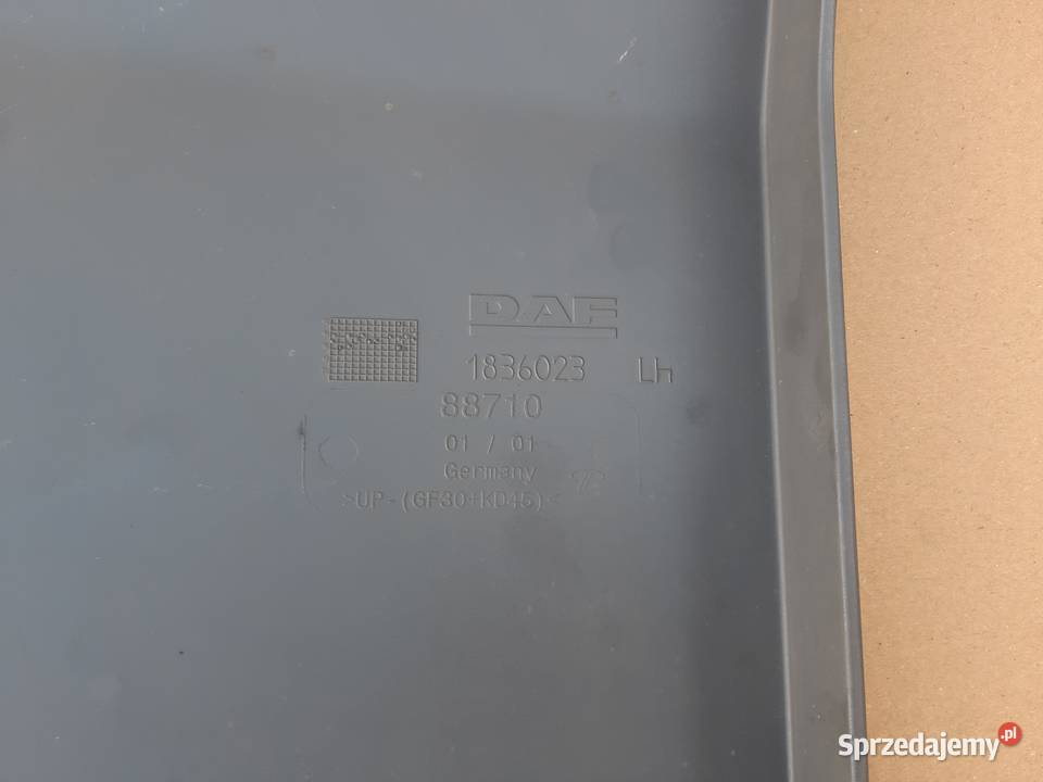 DAF CF EURO 6 SPOILER OWIEWKA ZAKABINOWA LEWA Trzciel