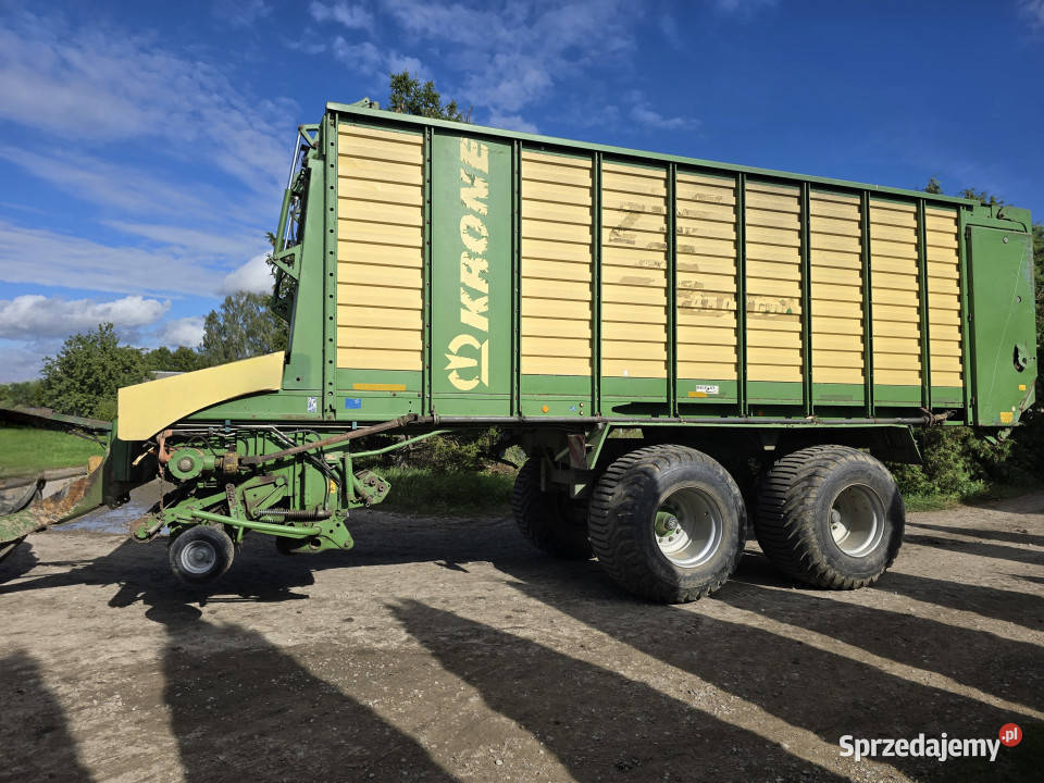Przyczepa samozbierająca KRONE ZX 450 GD oś Kuków