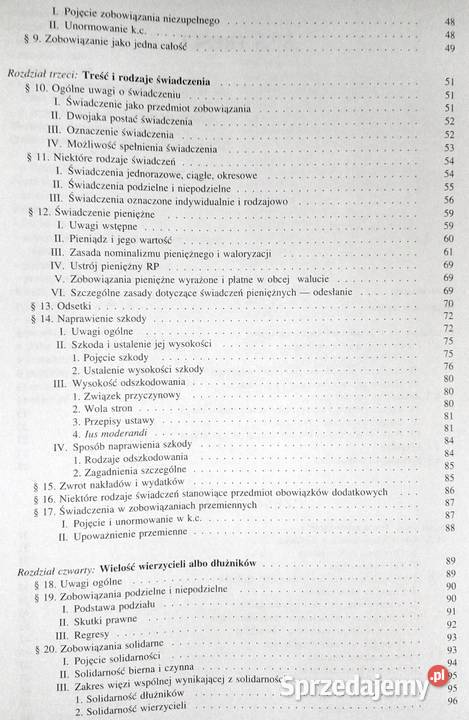 Zobowiązania Zarys wykładu Witold Czachórski Pozostałe lubelskie Chełm sprzedam