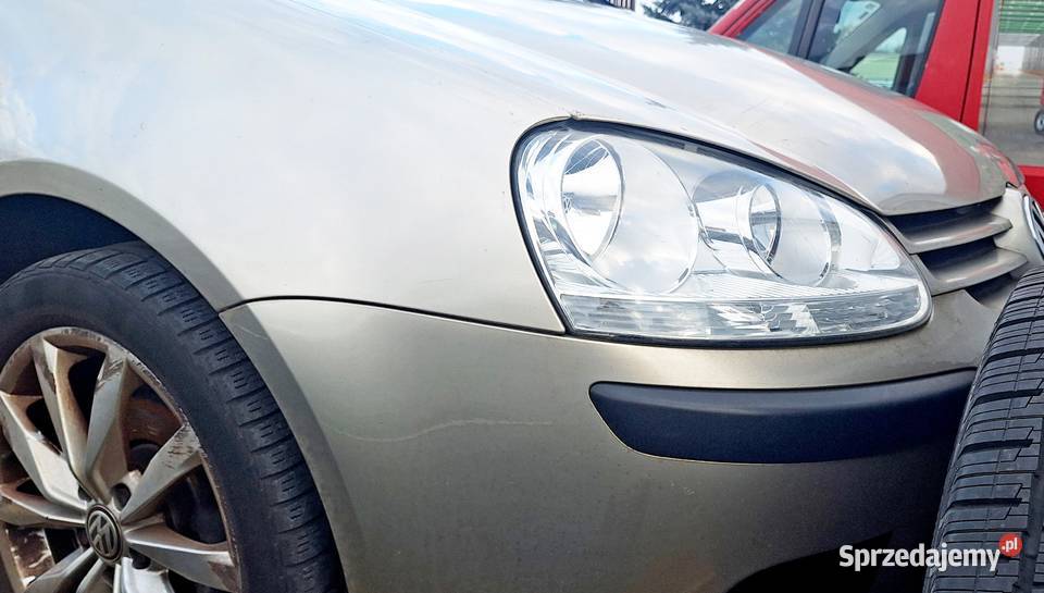 VW GOLF V ZDERZAK PRZÓD LAKIER LP7X