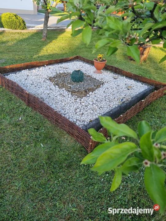 Palisada wiklinowa ogrodowa Płotki obrzeże Obrzeża i palisady Groble