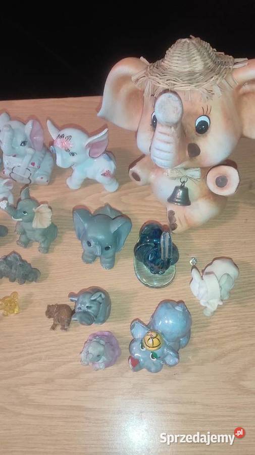 Figurki figurka słonik porcelanowe pamiątki