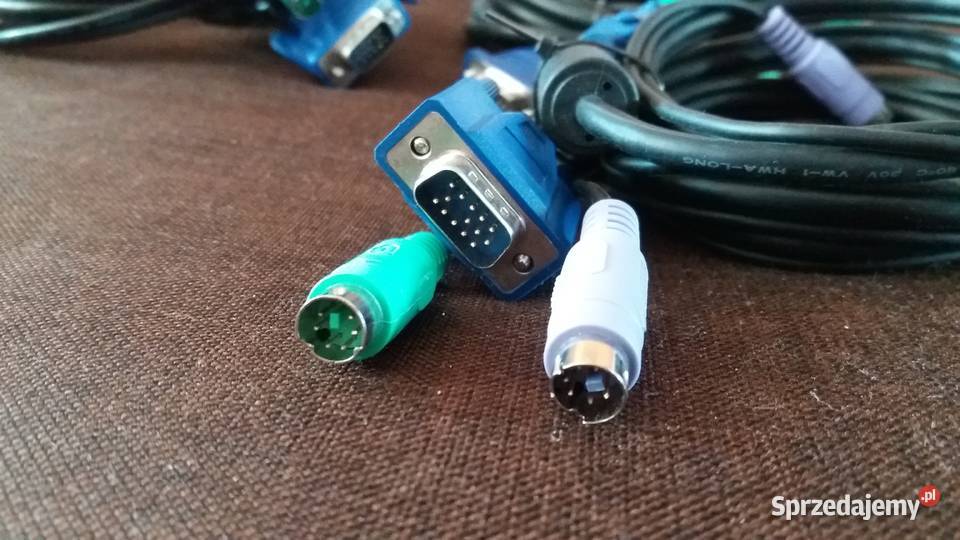 DLink Zestaw kable DKVMCB KVM kabel VGA komputer Gdańsk