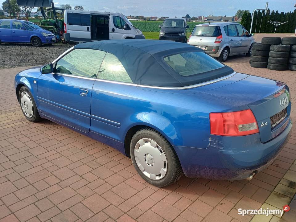 Audi A4 Kabrio 2002r 30i 220 Nawigacja 289000km wielkopolskie Witkowo