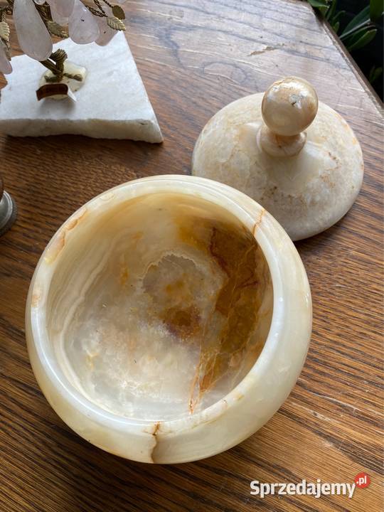 Marmur kamień naturalny marmurowe bibeloty odcienie szarości sprzedam