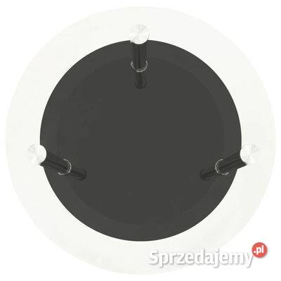 vidaXL 2poziomowy stolik 38 przezroczysteczarne Warszawa sprzedam