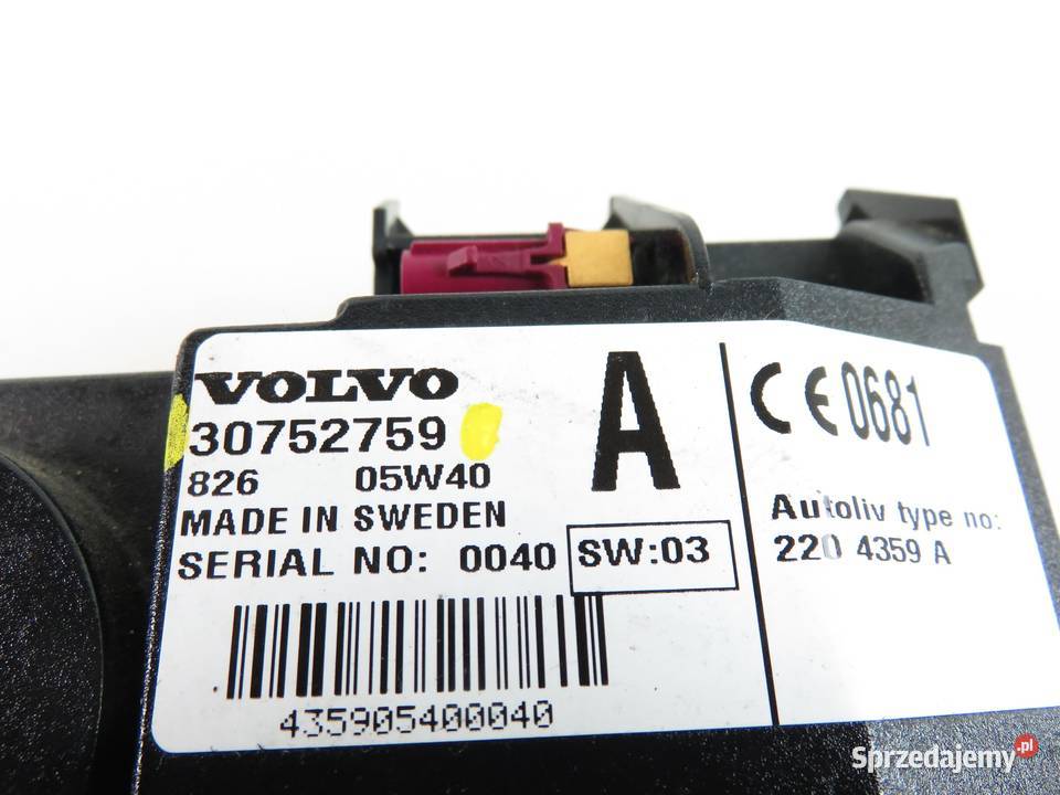 MODUŁ TELEFONU VOLVO XC90 I D5 30752759 Skrzynki bezpieczników