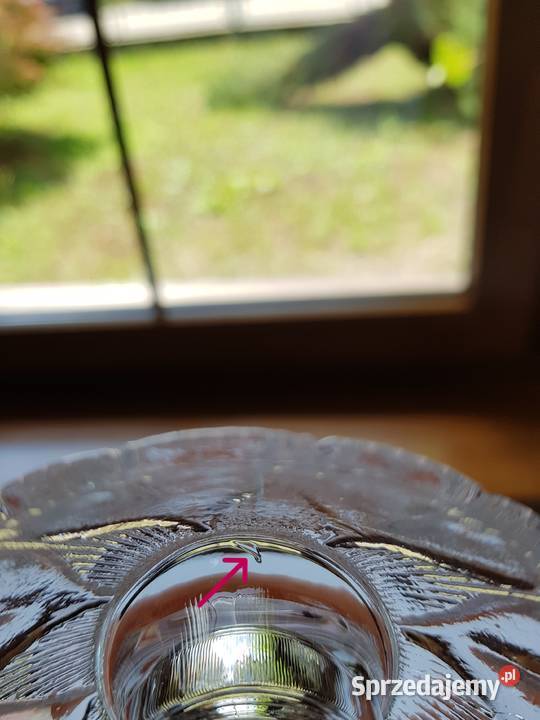 Świeczniki Kier Ząbkowice świecznik szkło PRL Porcelana i szkło