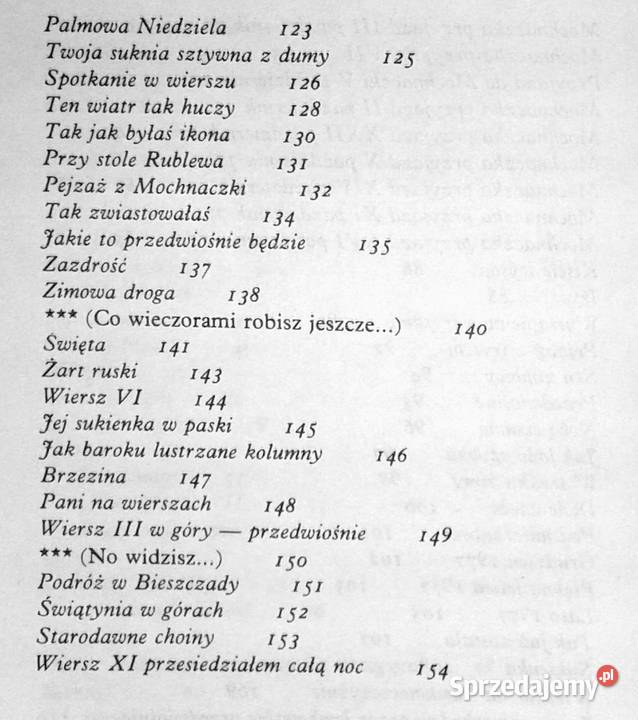 Wiesz wszystko Wiersze miłosne Jerzy Chełm