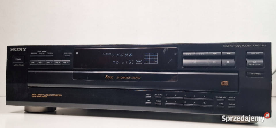 SONY odtwarzacz CD player CDP C 365 CDPC365 Międzychód