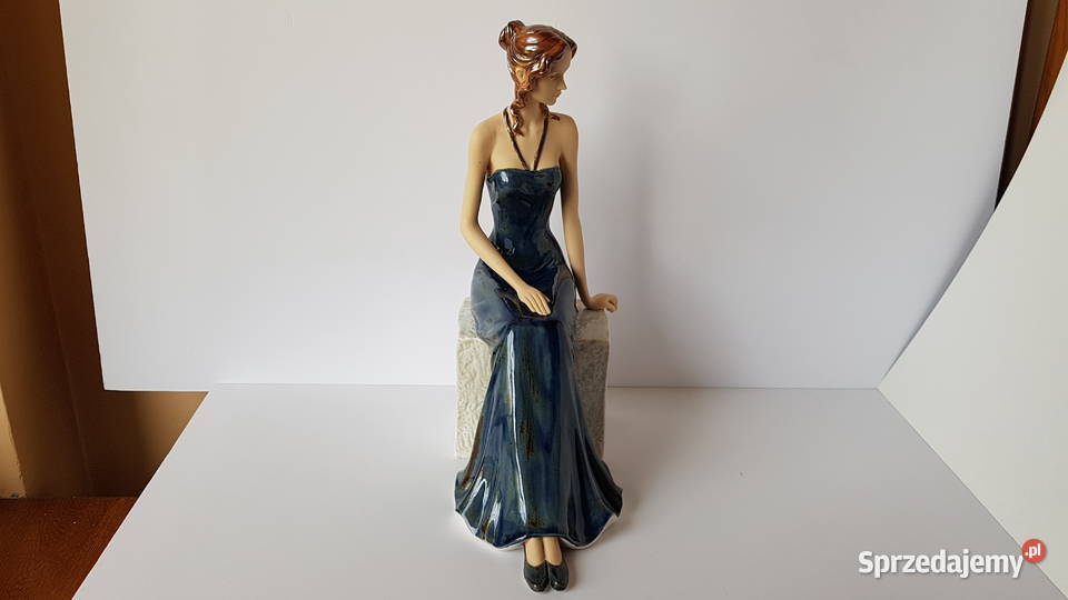 Porcelanowa figurka Dama Leonardo Collection Dąbrowa Górnicza