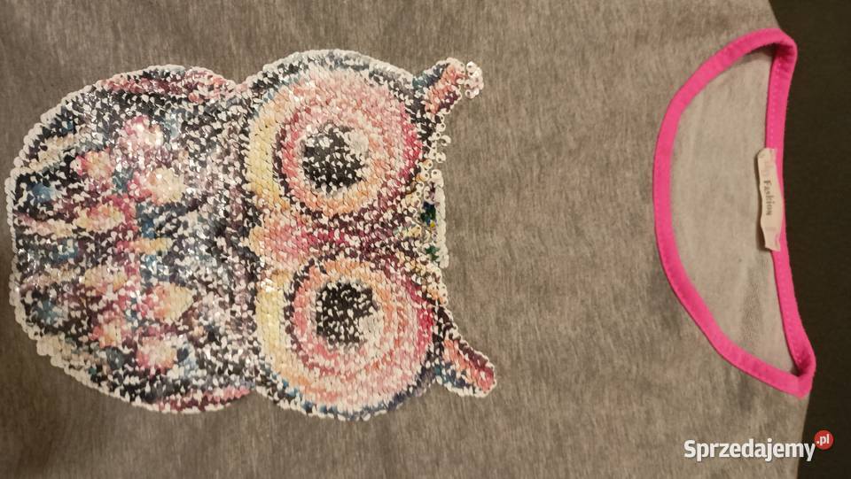 Sweter sowa cekiny Fashion Swetry Strzyżów