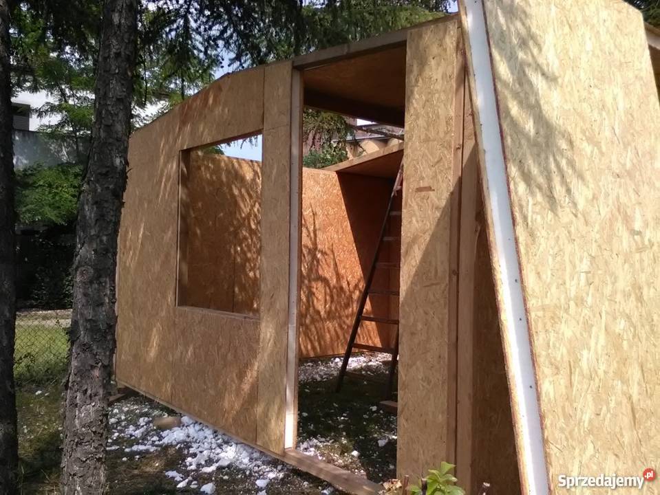 Domek letniskowy drewniany i ociplony wielkopolskie Szamotuły sprzedam