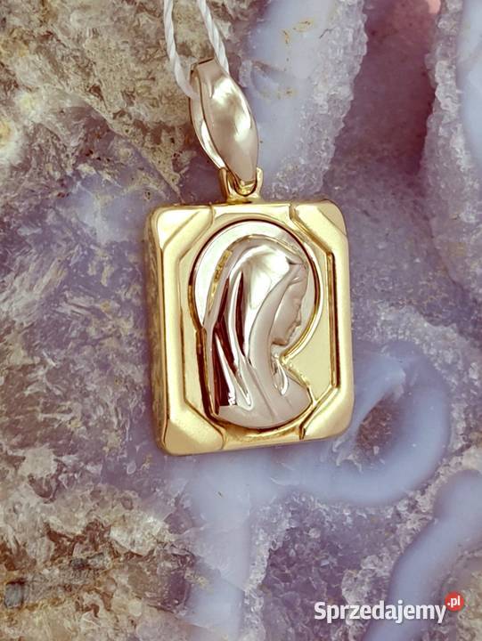 25 Medalik Złoty pr585 białe i żółte złoto Z29 złote wielkopolskie Poznań